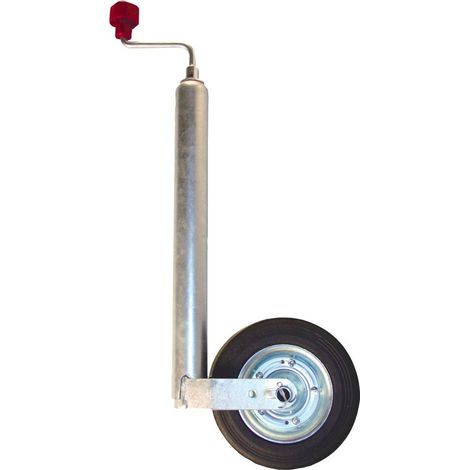 Roue jockey jante acier 48mm course de 220mm (1/3)