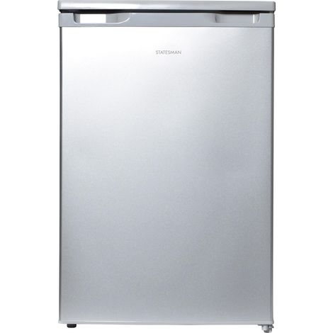 Statesman Freestanding L255S Under Counter Larder Fridge, 55cm, Silver