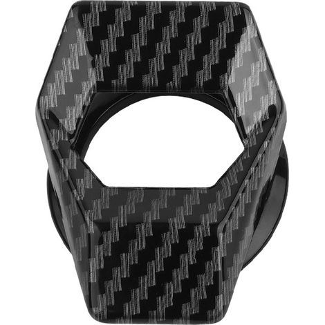Cubierta para el botón de parada del motor, botón de arranque/parada del motor del coche, decoración autoadhesiva para el interruptor del motor del coche (fibra de carbono) (1/4)
