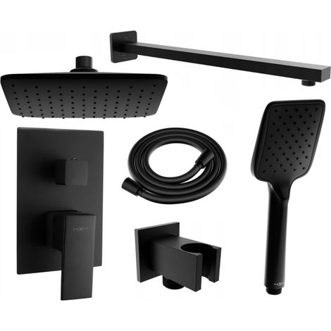 Mexen Uno DR62 Brausegarnitur für Unterputzmontage, Schwarz - 71435DR62-70