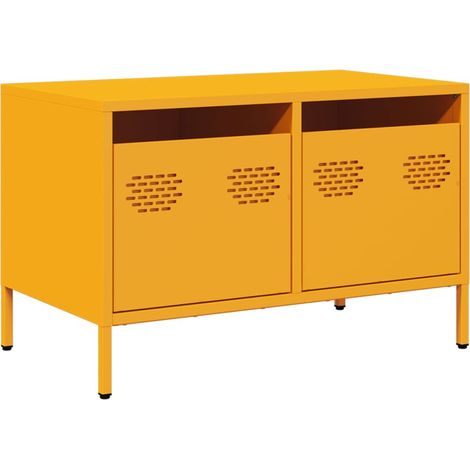 Maison Exclusive - TV-Schrank Senfgelb 68x39x43,5 cm Kaltgewalzte