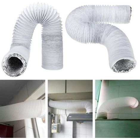3Mx15CM Tuyau De Climatiseur Portable En Pvc Flexible Tube De Ventilation Universel Tuyau Kit Pour Climatiseur Mobile (1/4)
