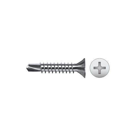 Schachtel mit 250 Einheiten PHILIPS-Senkbohrer Ø3,5 x 25 mm, verzinkt