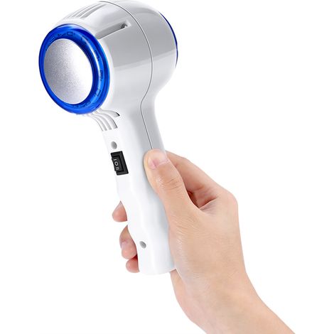Appareil de massage anti-âge à marteau chaud/froid pour lifting du visage, thérapie par photons bleus, prise américaine. (1/5)