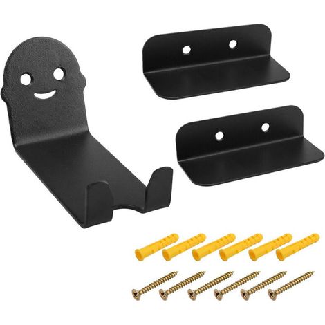 3 Pieces Steel Wall Mounted Bike Rack (Bottom Bracket, Wheel Bracket) (1/4)