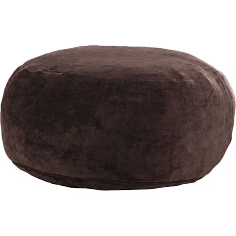 Pouf divano 5FT per adulti marrone 120 x 120 x 60 cm con fodera lavabile HOMVRA (1/5)