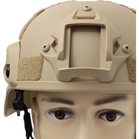Casque de jeu de qualité militaire, housse de casque de jeu de terrain, équipement de moto multifonctionnel, couleur sable. (1/5)