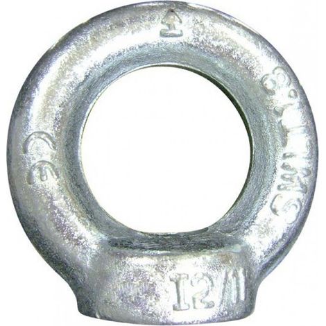 Anneau de levage Femelle - Ø 16 mm - Ø intér. 35 mm - DIN.582 - CMU 700 kg - 5026FG (1/4)
