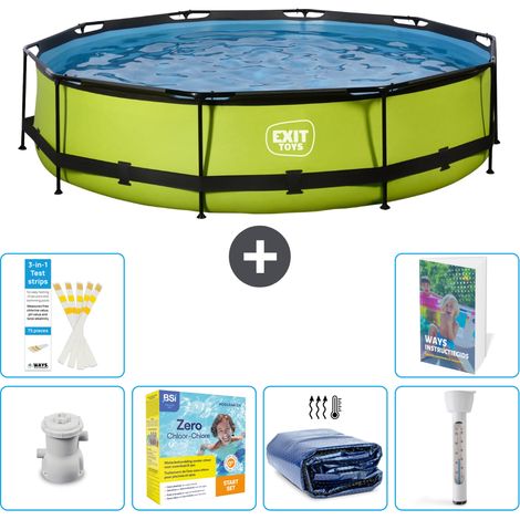 Exit Pool Rund - 360x76 cm - 7-teilig S184