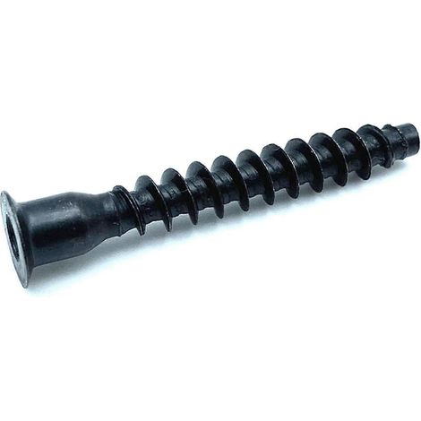 Vis de montage Lot de 100 vis à bois à tête fraisée 7 x 50 mm en acier galvanisé Vis noires pour clés Allen de 4 pouces (1/5)