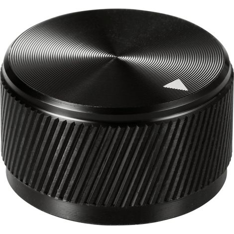 TRU COMPONENTS TC-11613816 Tête de bouton rotatif avec marquage noir (Ø x H) 30 mm x 17 mm aluminium 1 pc(s) (1/4)