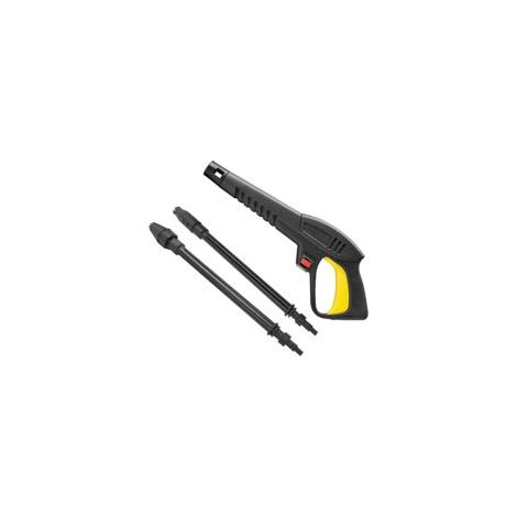 Pistola de agua a alta presión con lanza de chorro variable y lanza giratoria, compatible con limpiadoras de alta presión Lavor Vax, Sterwins Parkside y Crezuo.