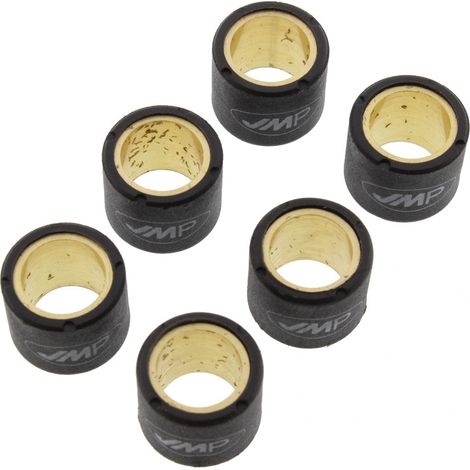 Rodillos de variador JMT 20x17mm 10g (6 unidades) JMP para Aprilia / Daelim / Gilera / Italjet