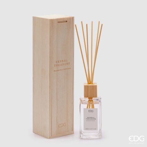 EDG Enzo De Gasperi Profumatore Bottiglia Essential 330 Ml H 16 Cm Herbal Treasure (1/3)