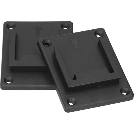 Support Fixation Rack Pour Batterie Bosch 18V, 2 Pièces Support de Rangement Coque ABS, Support Mural pour Perceuse Visseuse (1/5)