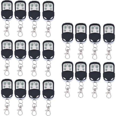 20 Pièces 433 MHz Télécommande 4 Canaux Bouton Clé de Voiture Ouvre-Porte de Garage Télécommande Auot Copie Électronique Portail Duplicateur (1/5)
