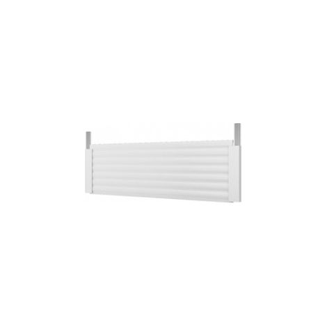 Rehausse en alu pour volet roulant longueur 150 cm, coloris blanc