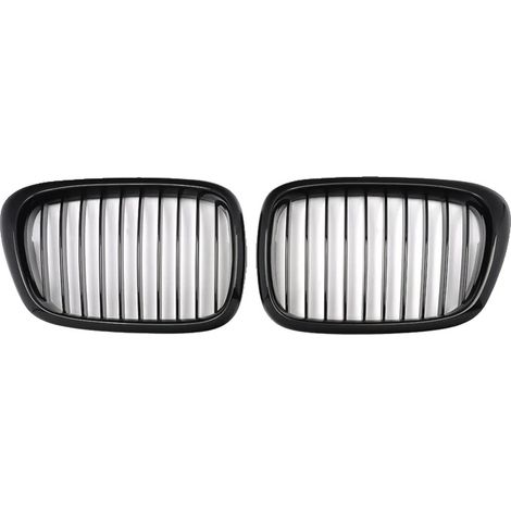 Griglia racing, facile installazione, compatibile con la Serie 5, materiale resistente, nero lucido (1/2)
