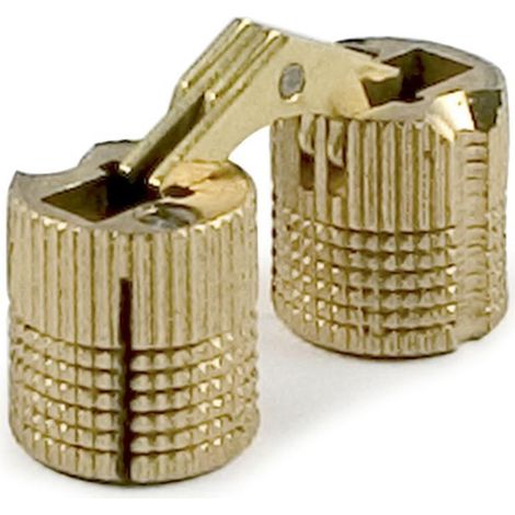 TECNO bisagra oculta redonda laton 12mm. tecno , 0UNIDADES