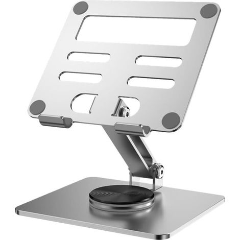 Soporte ajustable para tablet de escritorio, soporte de mesa para tablet, soporte ajustable para tablet, soporte de escritorio para tablet - Soporte portátil giratorio de 360 grados para monitor, sopo
