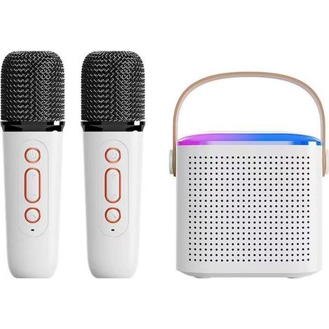 1 haut-parleur Bluetooth, portable, batterie 1200 mAh, bande passante 40 Hz-20 kHz, lecture messages préenregistrés, pour maison/enfants/extérieur (1/5)