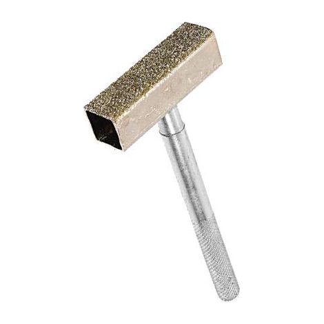 Meule à Rectifier Outil de Dressage de Diamant Meule Diamantée Outil de Commode en Pierre avec Surface Revêtue de Diamant Plat pour Ébavurage de Meules 4-3/16 " (1/5)