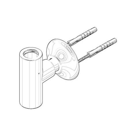 Dornbracht 90171103301-00 Fixation pour douchette sur pied Pièce de rechange (1/3)