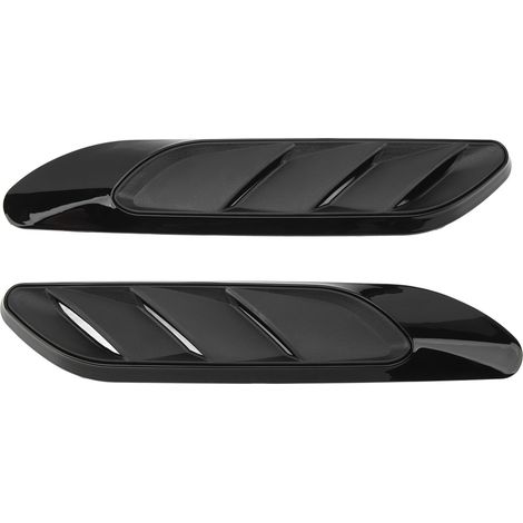 Pare-boue sortie d'air latérale garniture noire brillante conduit flux couvre moulure ombre remplacement pour Mercedes Classe C W206 (1/5)