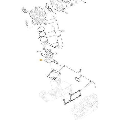 ORIGINAL STIGA KURBELWELLE – 118804371/1