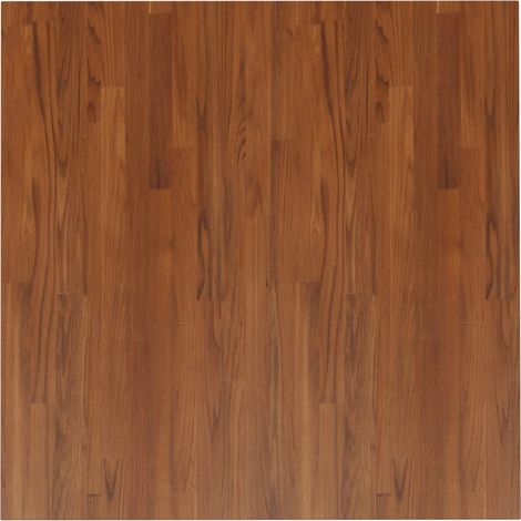 Plateau de table Design Moderne, Dessus de table de salle à manger, carré Marron foncé 90x90x4cm Bois chêne traité OIB2390E (1/4)