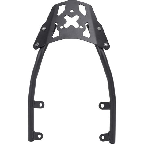 Remplacement de Z650 2017‑2024 Black Matte Arrière à Bagages Arrière avec Conception Creuse, Roulement à Charge élevée pour Stockage Supplémentaire, Matériau en Acier en Carbone,