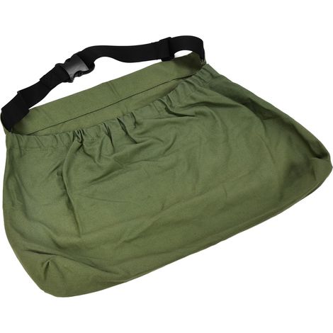 Sac de récolte ajustable pour verger, tablier de cueillette en toile Oxford pour jardin extérieur, vert militaire