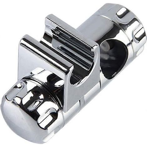 Duschkopfhalterung, 1 verstellbare Duschkopfhalterung aus verchromtem ABS (25 mm) (1/4)