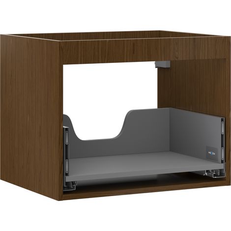 Mexen Box-A corpo dell'armadietto sottolavabo 60 cm, 1 cassetto, noce - 91AX0-0600-470-1-86 (1/4)