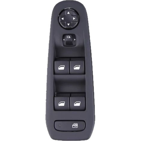Commandeur de fenêtre électrique Bouton ascenseur vitre pour vitre pour Peugeot 308 Compatible avec fenêtre électrique Accessoire de contrôle de vitre pour améliorer la commodité du conducteur-x