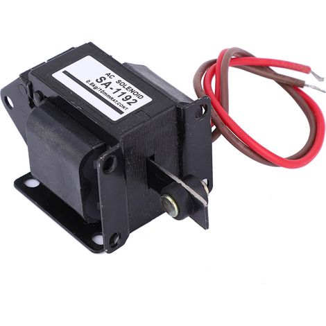 Électroaimant solénoïde SA-1192, type push-pull, 220 V CA, force de 7,8 N, course de 10 mm