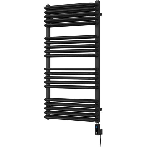 Crossmoor - Black Electric Towel Rail H1000mm x W500mm 800w Thermostatic WIFI (1/2)