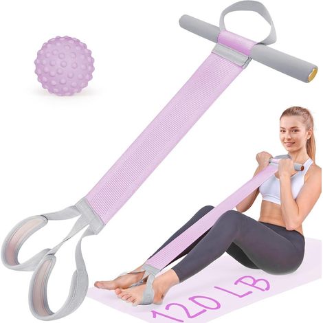 Bande de résistance de 54 kg pour étirements - violette (1/4)