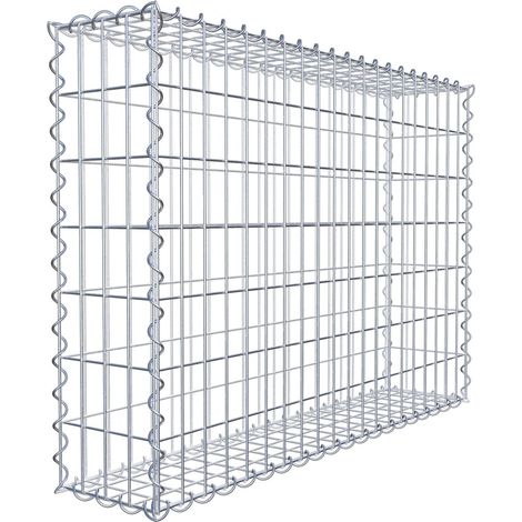 Gabiondeco - Gabion 100 cm x 70 cm x 20 cm (L x H x P). mailles 5 x 10 cm. Spirale - Made in Germany (1/5)