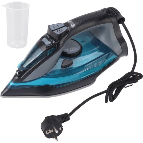 Fer à repasser vapeur 2200W portatif pour vêtements, réservoir d'eau 380ml, semelle antidérapante, prise UE 220V, usage domestique. (1/5)