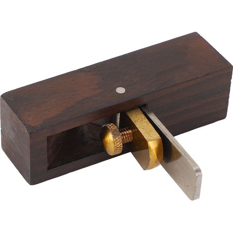 Mini rabot bois ebene lame acier rapide outil de bricolage pour rabotage ebarbage chanfreinage 75x22x22mm 13mm (1/5)