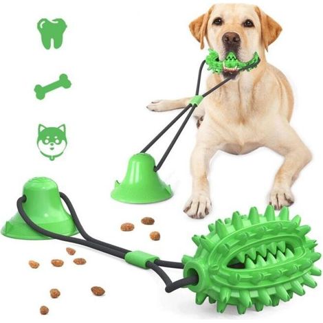 Dog Chew Toys, Suction Cup Dog Toy, Multifunction Pet Molar, Teeth Cleaning with Dental Care Function for Dog (1/5)