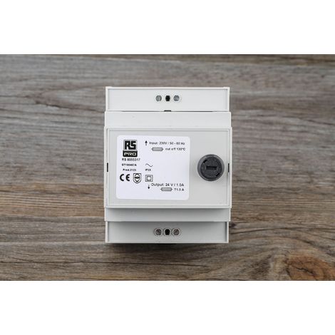 Transformateur rail DIN, Vin 230V c.a., Vout 24V c.a., 24VA, sorties ( Prix pour 1 ) (1/4)