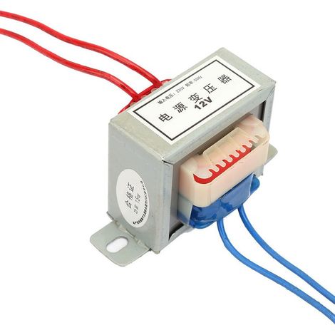 Transformateur électrique 12V 24V, sortie 15W, entrée 220V 50Hz, alimentation simple pour usage domestique (1/3)