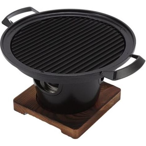 Petit barbecue de table, barbecue portable au charbon de bois, antiadhésif, barbecue au charbon de bois sans fumée pour barbecue d'intérieur. (1/5)
