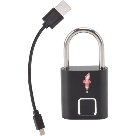 Cadenas intelligent à empreinte digitale P16, mini-cadenas en acier inoxydable et alliage de zinc, verrou à empreinte digitale personnalisé pour tiroir de voyage (1/5)