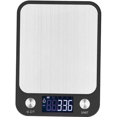 Mini-Lebensmittelwaage aus Edelstahl mit digitaler Anzeige, elektronisches Wiegewerkzeug, Tragkraft 10000 g