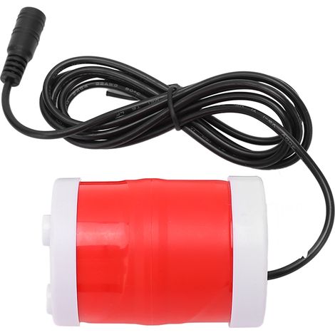 Pompe immergée 12V 20W 700L/h ABS IPX8 débit 6m silencieuse aquarium camping jardin avec 3 pieds et raccords 19mm 10mm modèle DC-04D (1/5)