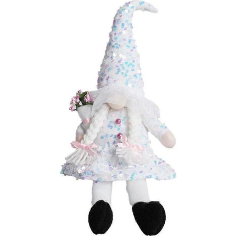 Poupées naines et gnomes de mariage, poupées sans visage de marié et de gobelin, décoration de table pour mariage, jouets de Noël, cadeaux pour enfants
