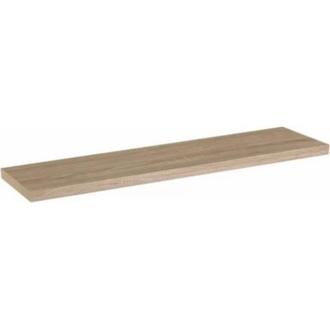 Etagère murale coloris naturel - Longueur 120 x Profondeur 23,50 x Hauteur 3,80 cm (1/4)